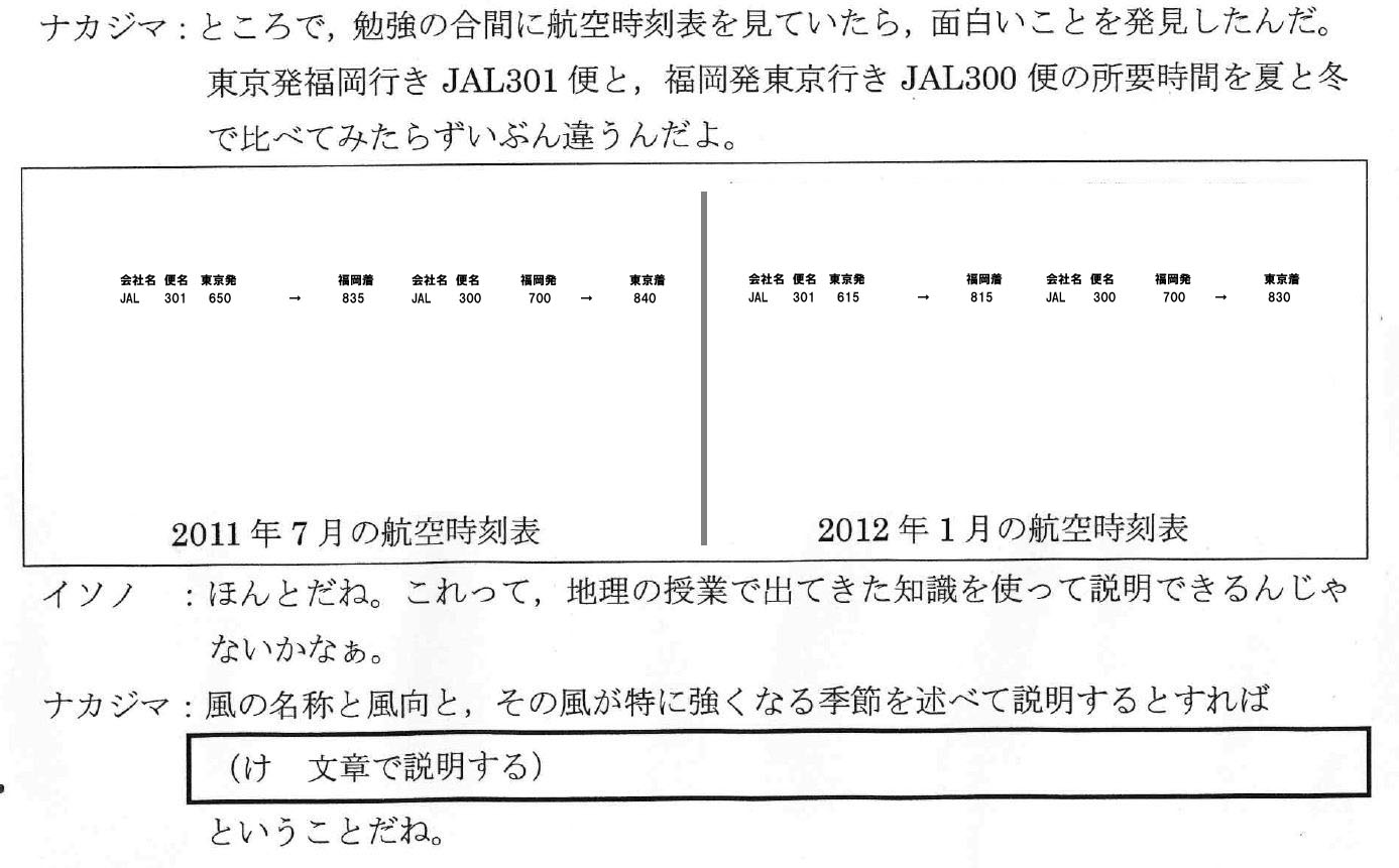 東京福岡間の航空時刻表（夏と冬の比較）